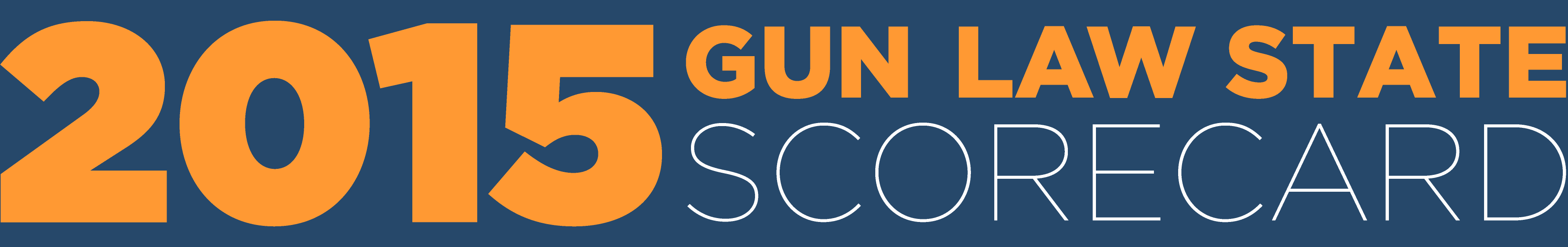 Gun Law State Scorecard 2015